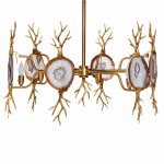 Люстра Branch Agate Chandelier Brass emporium home Loft Concept 40.1108.GL.CT.T1B