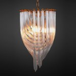 Люстра Retro Frozen Glass Chandelier 30 Champagne Loft Concept 40.1124