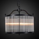 Люстра Glass Fringe Chandelier Round Loft Concept 40.1125