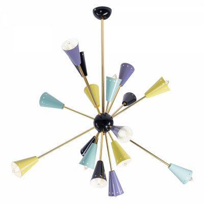 Люстра Sputnik Chandelier Multi Color Loft Concept 40.1164-0