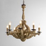Люстра Rustic Wood Chandeliers 8 Loft Concept 40.1195