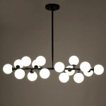 Светильник Bubble Stik Black Chandelier Loft Concept 40.1205