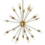Люстра Sputnik Gold Chandelier Loft Concept 40.1206
