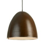 Подвесной светильник Leather Cone Brown Pendant Loft Concept 40.1217