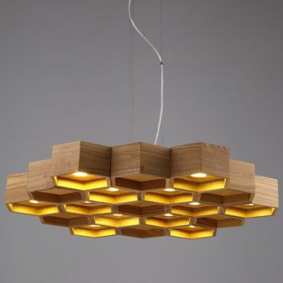 Люстра Honeycomb 12 Loft Wooden Ecolight Loft Concept 40.121