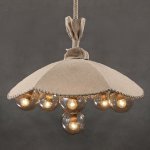 Люстра Loft Pendant Lamp Glass & Linen Bouquet Loft Concept 40.1224.RU.20.LC