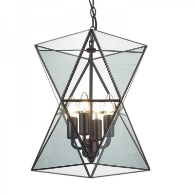 Люстра PolyPyramid Glass Pendant 4 Loft Concept 40.1307