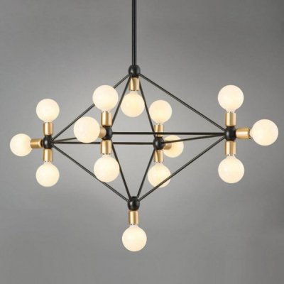 Люстра Modo Chandelier 14 Milk Bulb Loft Concept 40.1416