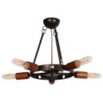 Подвесной светильник Loft Star Pendant 5 Ring Loft Concept 40.1424.СH.20.T001