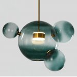 Подвесной светильник Suspension LED design BUBBLE LAMP AMBRE Loft Concept 40.1429