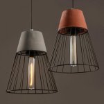 Подвесной светильник Cement Droplight Pendant Light cone Loft Concept 40.1441