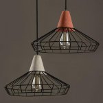 Подвесной светильник Cement Droplight Pendant Light pyramid Loft Concept 40.1443