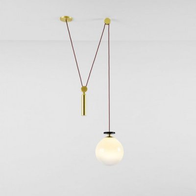 Подвесной светильник Shape up Pendant Globe White Loft Concept 40.1485-0