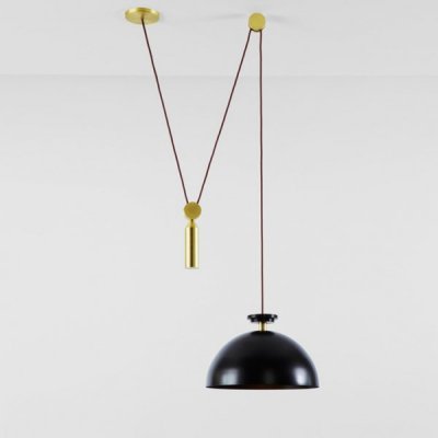 Подвесной светильник Shape up Pendant Hemisphere Black Loft Concept 40.1487-0