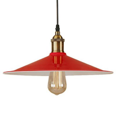 Красный подвесной светильник Loft Factory filament RED II Loft Concept 40.1575