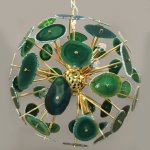 Люстра Agate Burst Chandelier Green Loft Concept 40.1579