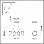 Люстра Odeon light 4016/34L OLIMPO