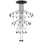 Люстра Vibia Wireflow Chandelier 0378 LED Suspension 42 lamp Loft Concept 40.1639-0