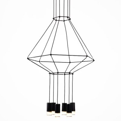 Vibia Wireflow Chandelier 0307 LED Suspension lam Loft Concept 40.1641 Vibia Wireflow Chandelier 0307 LED Suspension lam Loft Concept 40.1641