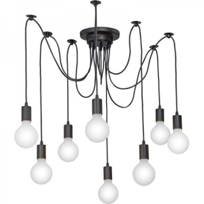 Подвесной светильник Spider Web Pendant 8 Black Loft Concept 40.1649 Подвесной светильник Spider Web Pendant 8 Black Loft Concept 40.1649