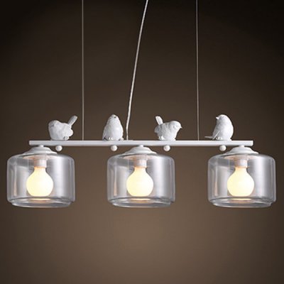 Светильник Provence Bird Pendant Line 3 cylinder Loft Concept 40.1712 Светильник Provence Bird Pendant Line 3 cylinder Loft Concept 40.1712