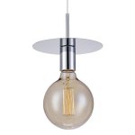 Подвесной светильник Disk Pendant Chrome Loft Concept 40.1755
