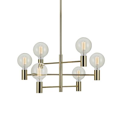 Люстра Helix Chandelier Gold Loft Concept 40.1761