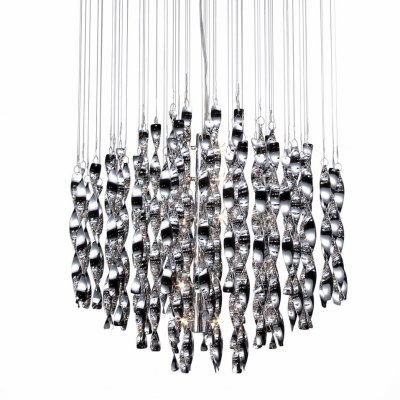 Люстра Macaroni Chandelier Chrome mono Loft Concept 40.1804