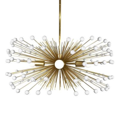 White Beaded Urchin Chandelier Sputnik Loft Concept 40.1830 White Beaded Urchin Chandelier Sputnik Loft Concept 40.1830