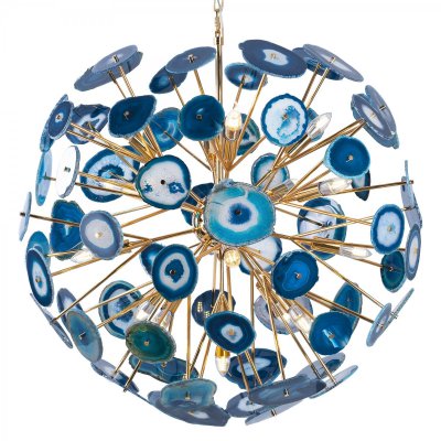 Люстра BRANQUINHO CHANDELIER AGATE blue Loft Concept 40.1887