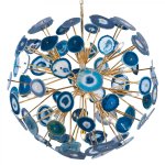 Люстра BRANQUINHO CHANDELIER AGATE blue Loft Concept 40.1887