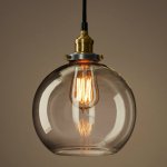 Подвесной светильник Loft Clear Glass Sphere Cloche Loft Concept 40.189
