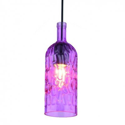 Подвесной светильник Geometry Glass Purpur Bottle Pendant Loft Concept 40.1970