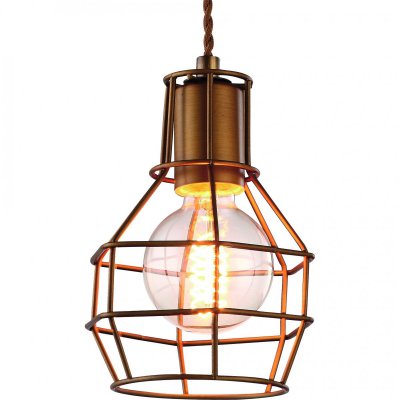 Подвесной светильник Loft Wire Cage Pendant Brown Loft Concept 40.1976