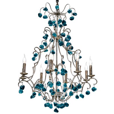 Люстра Crystal Blue Cupertino Chandelier Loft Concept 40.1995-1