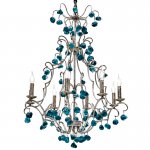 Люстра Crystal Blue Cupertino Chandelier Loft Concept 40.1995-1