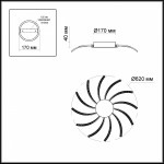 Люстра потолочная Odeon light 4020/60CL GIRA