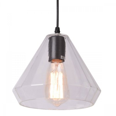 Подвесной светильник faceted cone clear glass pendant lamp Loft Concept 40.2000 Подвесной светильник faceted cone clear glass pendant lamp Loft Concept 40.2000