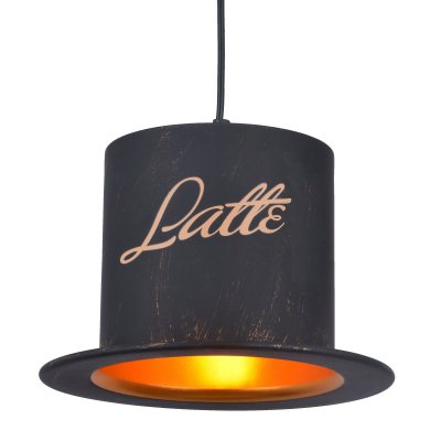 Подвесной светильник Pendant Lamp vintage Banker Bowler Hat LATTE I Loft Concept 40.2003 Подвесной светильник Pendant Lamp vintage Banker Bowler Hat LATTE I Loft Concept 40.2003