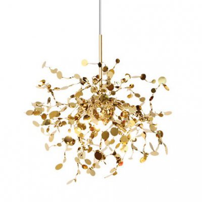 Люстра Terzani Argent Suspension Pendant lamp 40 Gold Loft Concept 40.2059
