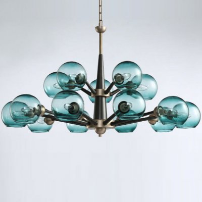 Люстра Thalia chandelier Blue glass 15 Loft Concept 40.2086-0 Люстра Thalia chandelier Blue glass 15 Loft Concept 40.2086-0