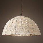 Люстра RH Clay Bead Dome Pendant White 40 Loft Concept 40.2089