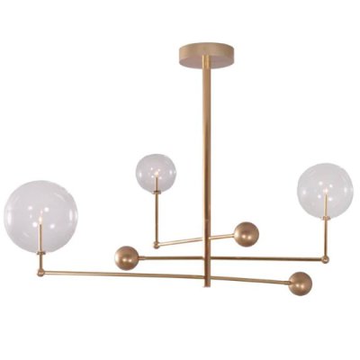 Подвесной светильник Globe Mobile 3 brass Loft Concept 40.2094