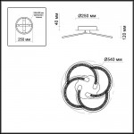 Люстра потолочная Odeon light 4021/64CL NEBBI