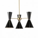 Люстра CAIRO Chandelier 3 Arm black Loft Concept 40.2166