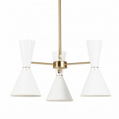 Люстра CAIRO Chandelier 3 Arm White Loft Concept 40.2167 Люстра CAIRO Chandelier 3 Arm White Loft Concept 40.2167