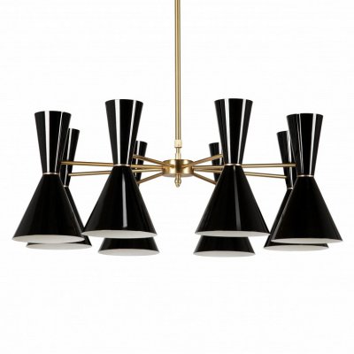 Люстра CAIRO Chandelier 8 Arm black Loft Concept 40.2168 Люстра CAIRO Chandelier 8 Arm black Loft Concept 40.2168