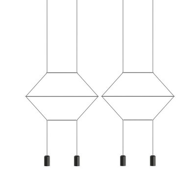 Подвесной светильник Vibia Wireflow Lineal Pendant Light 4 Loft Concept 40.2172 Подвесной светильник Vibia Wireflow Lineal Pendant Light 4 Loft Concept 40.2172