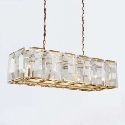 Люстра Harlow Crystal SQUARE Gold Loft Concept 40.2192