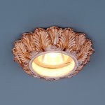 Встраиваемый светильник Elektrostandard 4022 айвори / золото